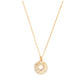 Pave Heart Pendant Necklace - Gold