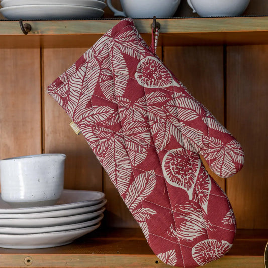 Oven Glove - Ruby Fig Tree
