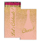 Match Box - Cheers - Gold Foil