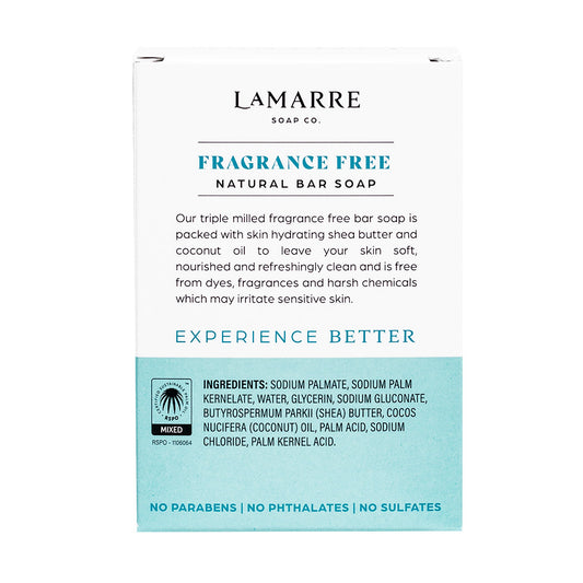 Natural Bar Soap - Fragrance Free