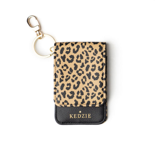 Kedzie ID Holder Keychain - Tan