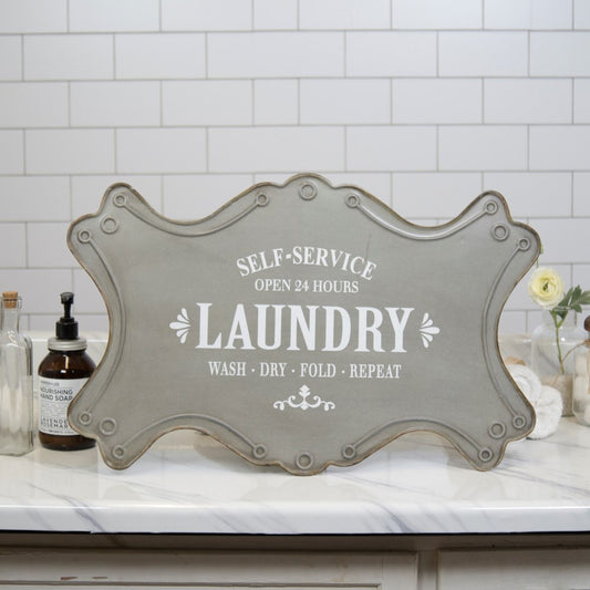 Metal Sign - Laundry