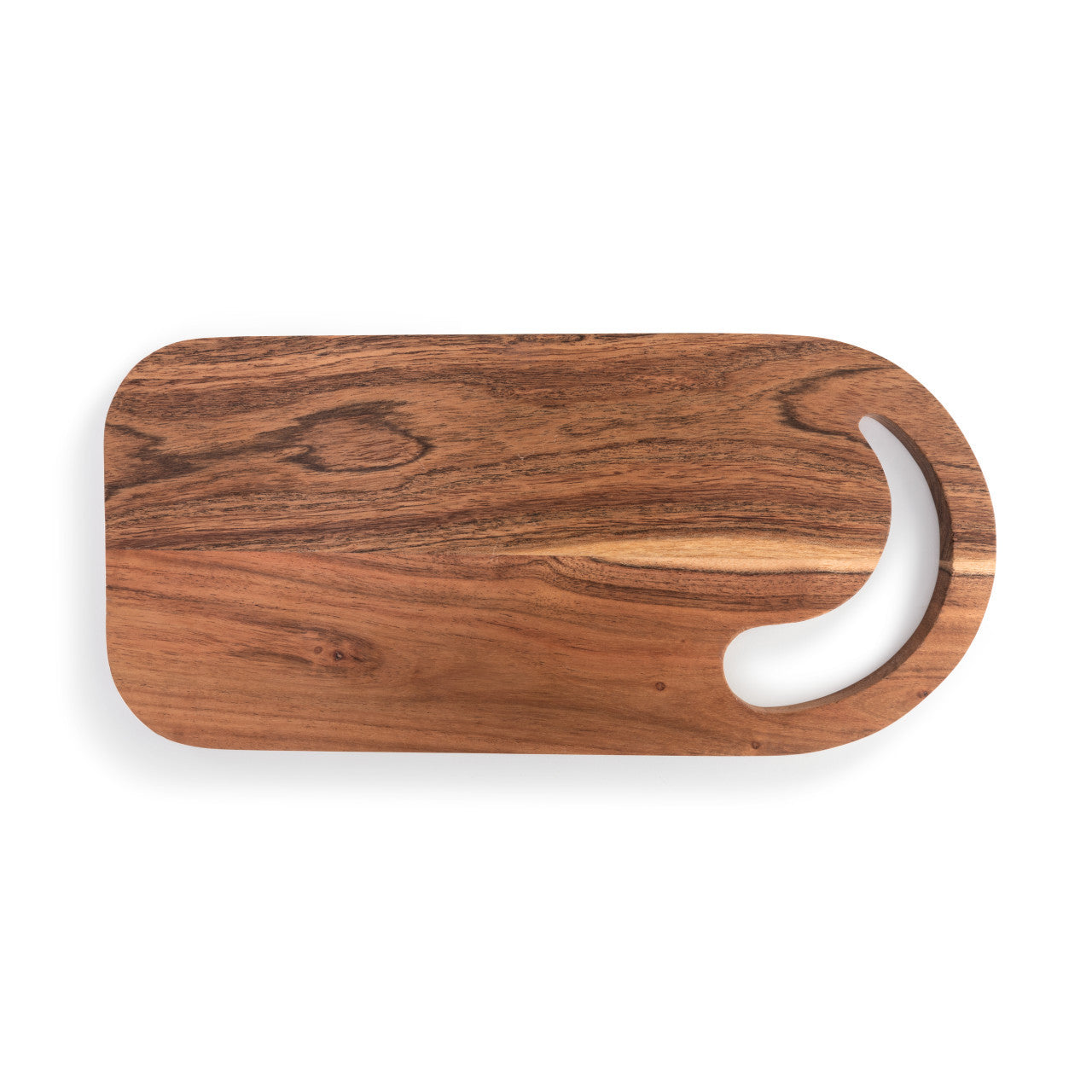 Wood Serving Board with Round Handle
