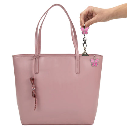 Finders Key Purse - Pink Butterfly