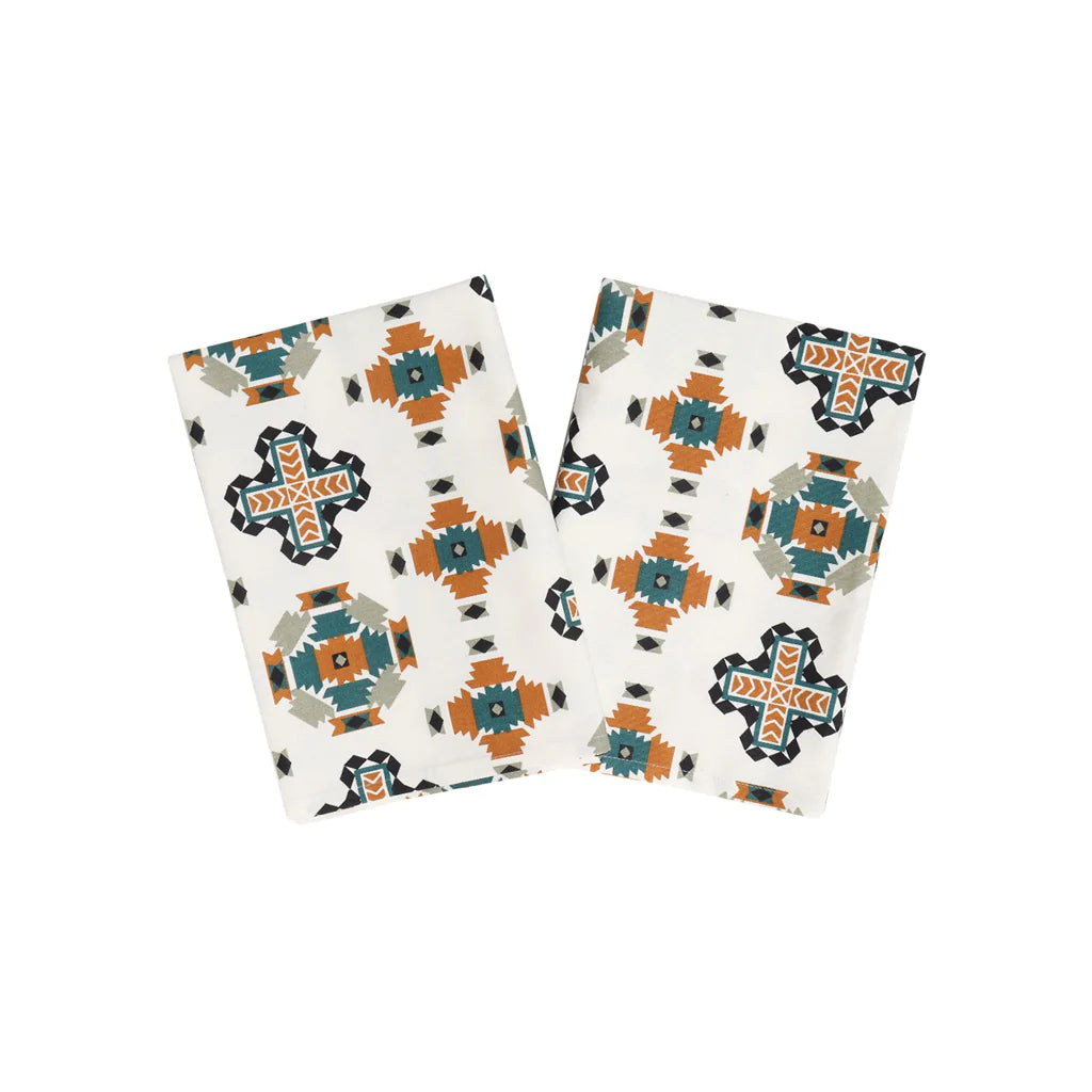 Printed Tea Towel (Set of 2) - Geometric